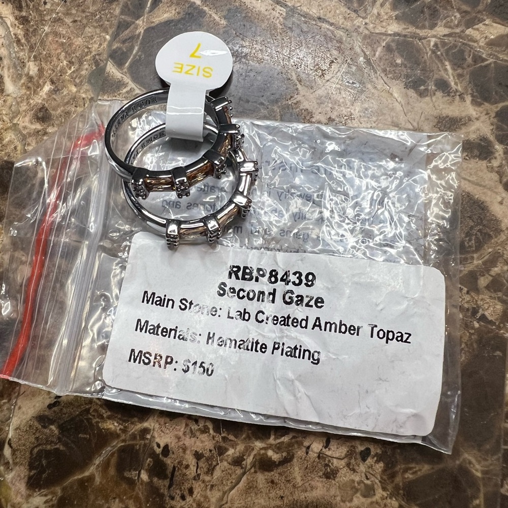 New BP Topaz Rings
